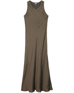 Платье макси без рукавов, зеленый Aspesi