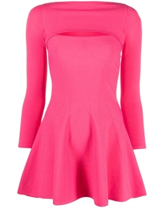 Платье мини с вырезами, розовый Dsquared2