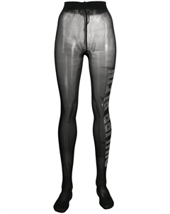 Колготки с логотипом из страз, черный Philipp plein