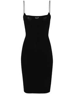 Платье мини с логотипом, черный Dsquared2