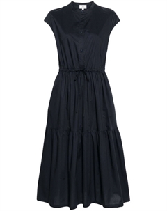 Платье макси с кулиской, синий Woolrich