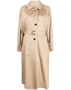 Тренч с поясом, нейтральный цвет Woolrich