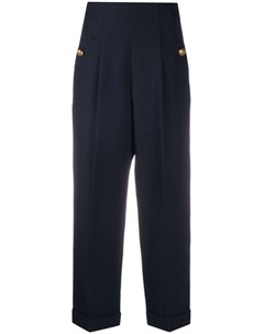 Брюки Sieny с завышенной талией, синий Sandro