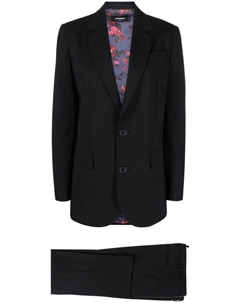 Костюм с однобортным пиджаком, черный Dsquared2