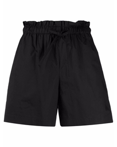 Шорты с присборенной талией и кулиской, черный Woolrich