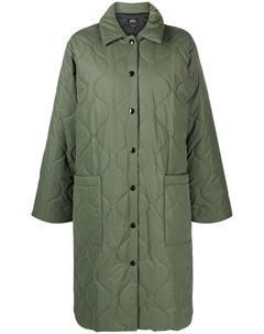 Стеганое пальто, зеленый A.p.c.
