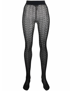 Колготки с монограммой, черный Zadig&voltaire