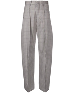 Зауженные брюки Sopiavea в клетку, серый Isabel marant