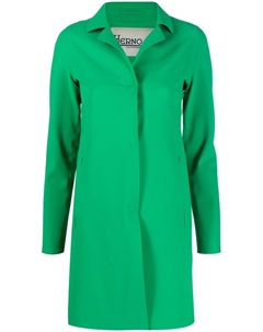 Однобортное пальто First Act, зеленый Herno