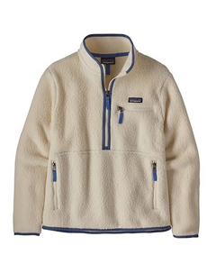 Женский ворсовый свитер с сумчатым рисунком в стиле ретро, бежевый Patagonia