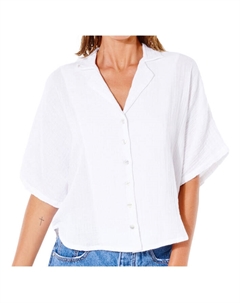 Блузка Women's Premium Surf S/S Shirt, белый Rip curl