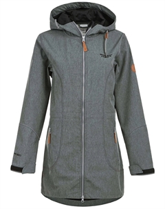 Куртка софтшелл LILAN, цвет 1011 Dark Grey Melange Weather report