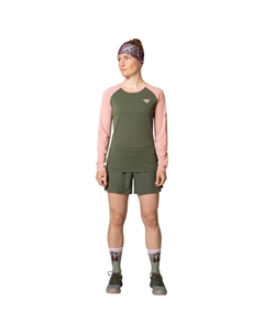 Беговая рубашка Women's Alpine Pro L/S Tee, цвет Blueberry/Mokarosa Dynafit