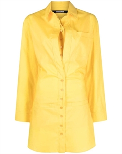 Платье-рубашка La Robe Baunhilha длины мини, желтый Jacquemus