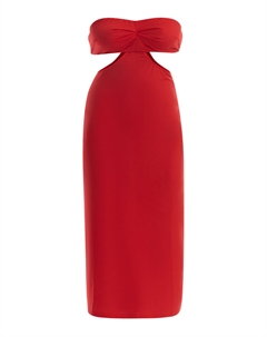 Платье Midi Mit Cut Outs, красный Faina