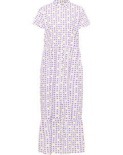 Платье Maxi Mit Allover Print, фиолетовый Izia