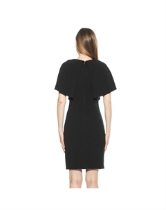 Женское платье-футляр Devi с V-образным вырезом и запахом, зеленый Alexia admor