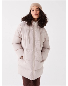 Женское однотонное пуховик с капюшоном, бафф Xside