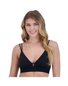 Бюстгальтер без косточек с треугольными чашками для юниоров 51-053, черный So