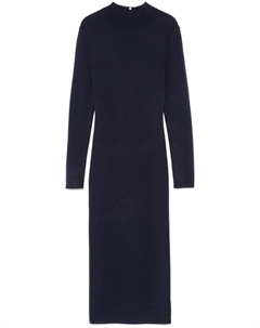 Платье-миди с воротником-стойкой, синий Michael michael kors