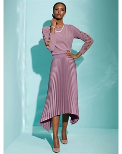 Вязаный свитер "Пуловер", лиловый Creation l