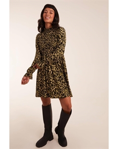 Мини-платье трапеции со сборками, зеленый Blue vanilla