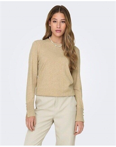 Базовый женский свитер с длинным рукавом, бежевый Jdy