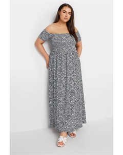 Платье Мидакси с Бардо, синий Yours