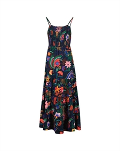 Платье Smocked Cami Long, разноцветный Superdry