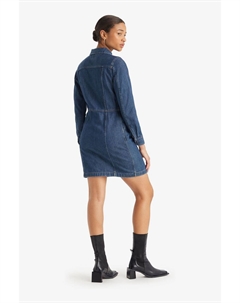 Джинсовое платье Flynn в стиле вестерн Core, синий Levi's®