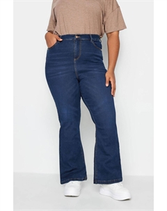 Джинсы Isla стрейч с расклешенными краями, синий Yours