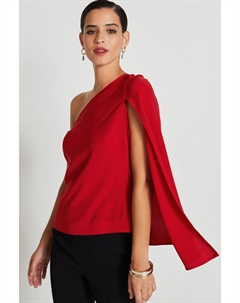 Топ на одно плечо с просторными рукавами, красный Next