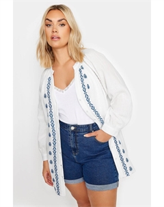 Блузка из марли, белый Yours