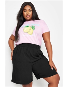 Тканые шорты, черный Yours