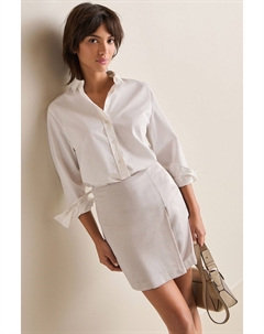 Атласная мини-юбка, серебряный Next