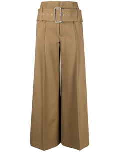 Широкие брюки из вирджинской шерсти, нейтральный цвет Corso como