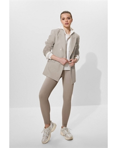 Леггинсы в рубчик с завышенной талией, бежевый Next