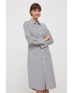 Хлопковое платье, серый Tommy hilfiger