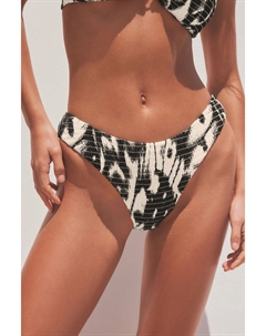 Плиссированные плавки бикини на резинке, черный Next