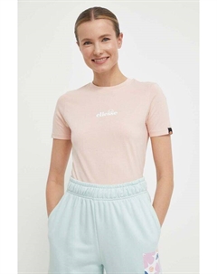 Хлопковая футболка Beckana Tee, розовый Ellesse