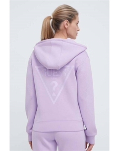 Толстовка с капюшоном, фиолетовый Guess