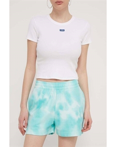 Хлопковые шорты, бирюзовый Hugo