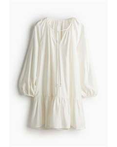 Платье Tie-detail, белый H&m