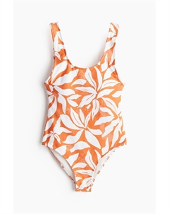 Купальник Padded-cup High-leg, оранжевый H&m