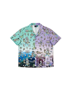 Li Ning ПОДКЛАДКА Рубашка унисекс, Многоцветный Li-ning