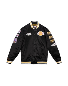 Бейсбольная куртка унисекс, Черный Mitchell and ness