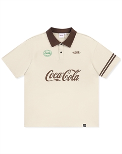 Рубашка-поло унисекс, Черный Coca-cola