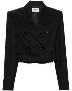 Двубортный пиджак Vito, черный Zadig&voltaire