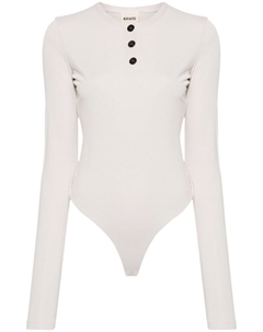 Боди The Janelle, нейтральный цвет Khaite