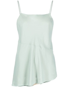 Топ на бретелях с драпировкой, зеленый Theory